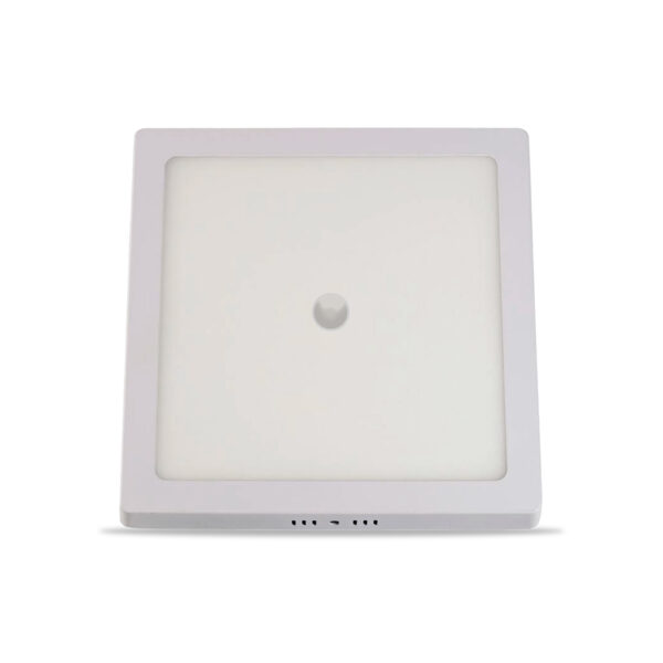 Painel de Sobrepor Quadrado com Sensor de Presença