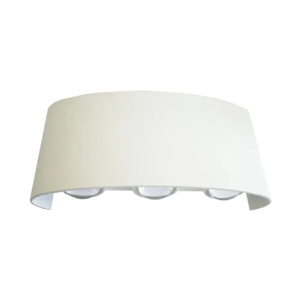 Arandela 6 Fachos Branco
