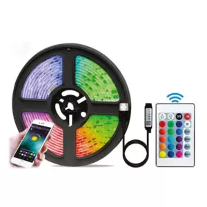 Fita Led USB com Controle Bluetooth